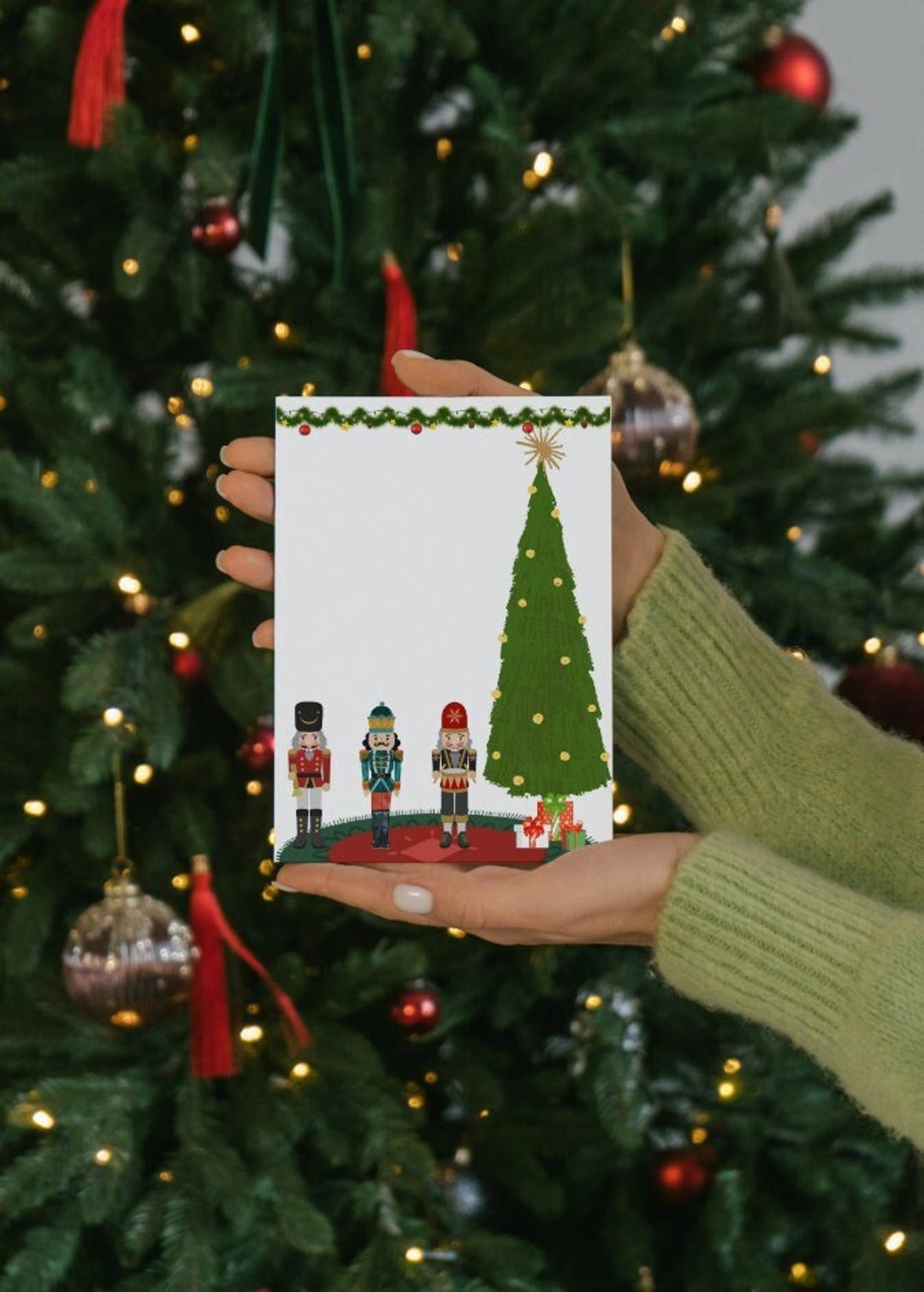 Nutcracker Border Pdf, Nutcracker Frame Png, A4 and US Letter Size
