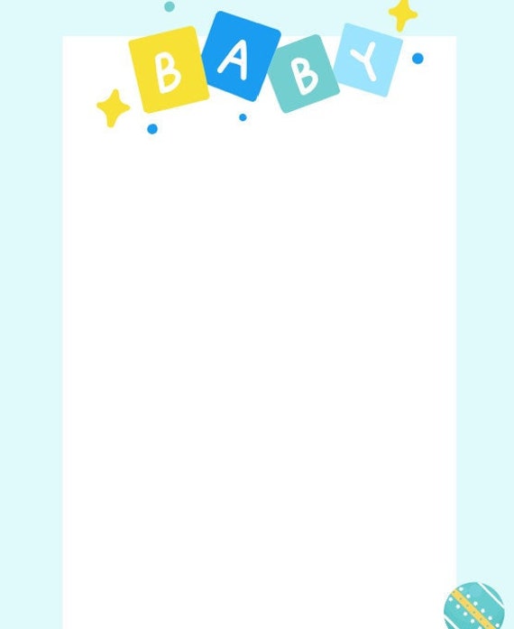 printable baby borders