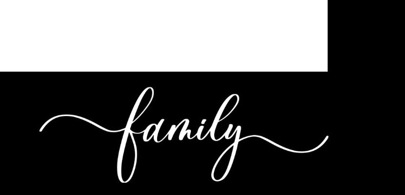 Family Border Pdf / Printable /PNG / Blank Template / Instant Download ...