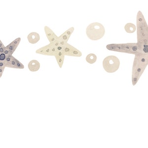 Paquete imprimible Seashell Border PNG pdf, A4, tamaño de carta de EE. UU. 4 Imágenes prediseñadas de impresión de papel de diseño de concha diferente para marco de playa invitación náutica