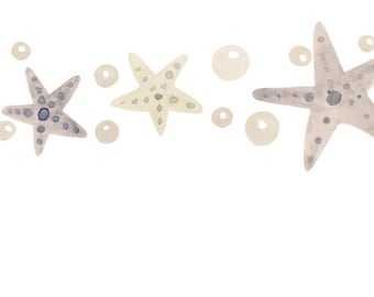 Seashell Border Printables: Beach Frame Clipart (PNG, PDF)