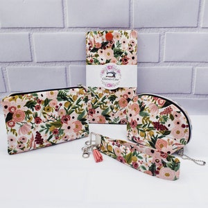 Glasses Case, Zipper Pouch, Fabric Glasses Case, Sunglasses Case, Coin Zipper Bag, Coin Pouch, Pouch, Wrist Keychain, Key Fob, Keychain