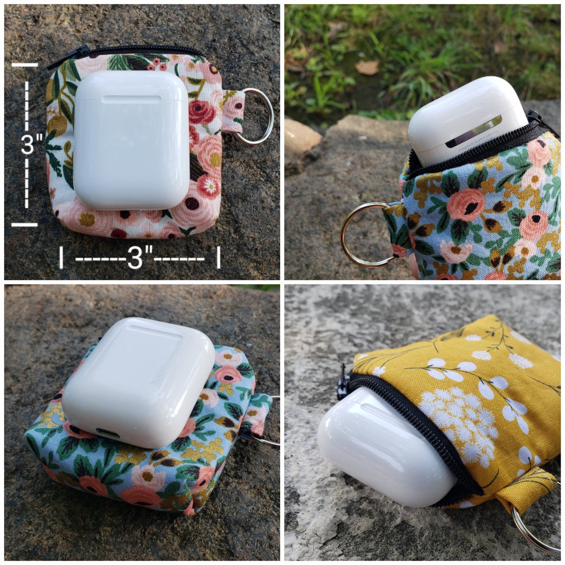 Rifle Paper Co Fabric Airpods Case Airpods Pro Case Fabric Etsy