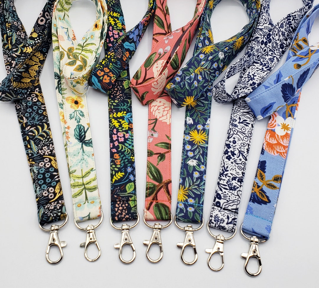 Rifle Paper Co Lanyard, Spring Lanyards,lanyard for Keys, Floral