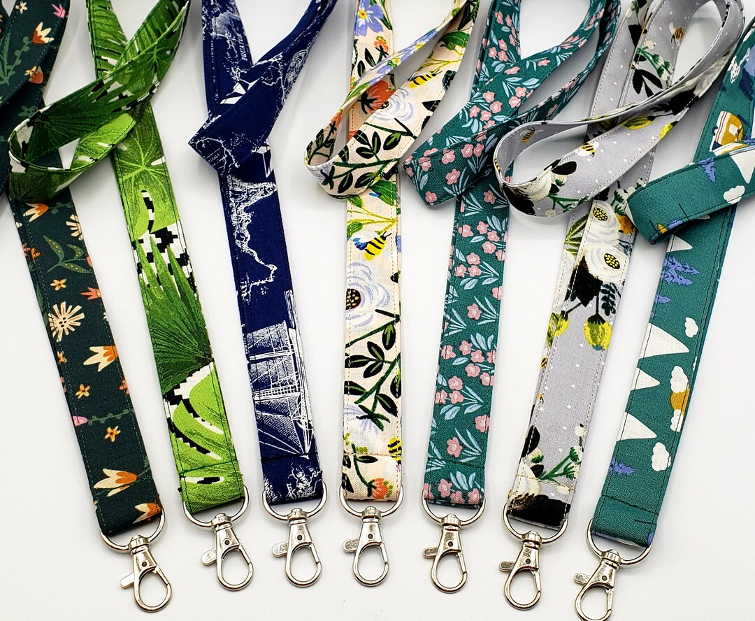 Floral Lanyard, Lanyard, Spring Lanyards,lanyard for Keys, Breakaway ...