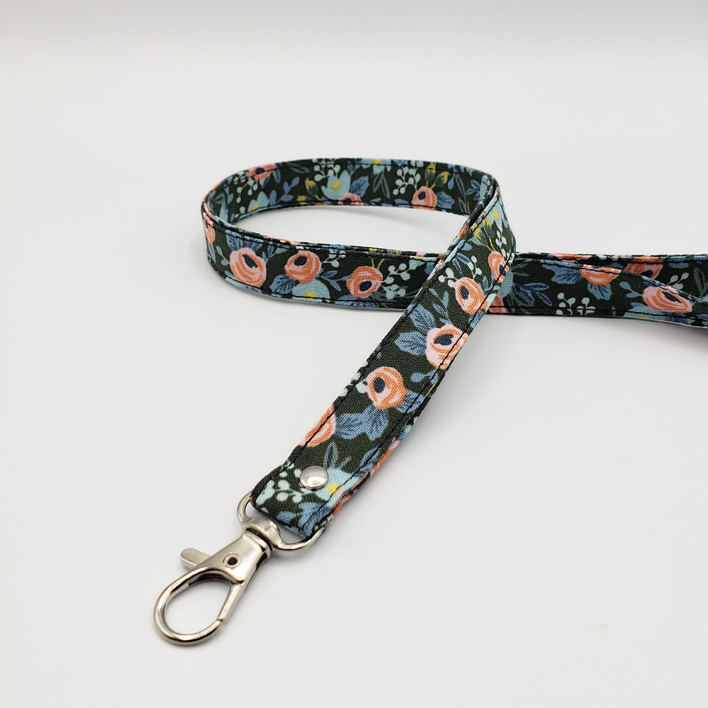 Rifle Paper Co Lanyard Fabric Lanyard Lanyard for Keys Etsy