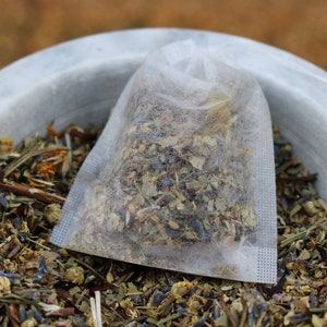 herbal bath tea bombs ~ organic, handmade self care bath