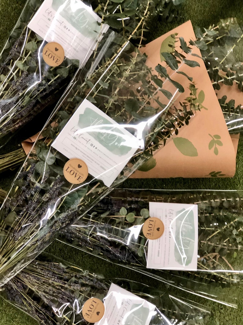 Fresh Eucalyptus & Dried Lavender Shower Bundle Shower Etsy