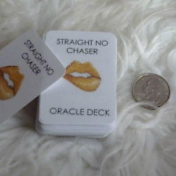 Straight No Chaser Mini Oracle Deck, Printable, Instant Download