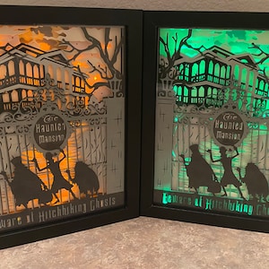 Halloween Haunted house mansion scary ghosts