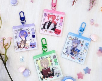 Genshin Auswirkungen & Honkai Sternenschiene | 3D Tsundere Linsenförmige Anhänger