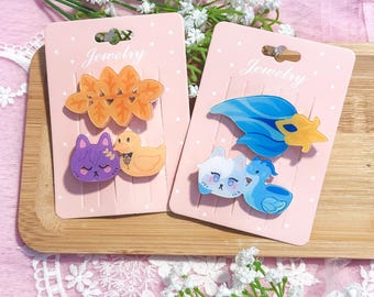 Dr Ratio & Neuvillette Haarspangen Sets