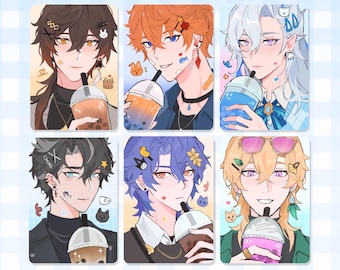 Genshin & HSR Bubble Tea Photocards