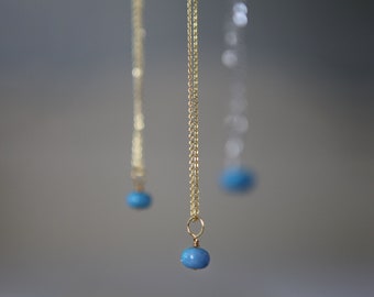 Blue Opal Crystal Gold / Silver  Necklace. Opal  Necklace. Blue Opal Necklace. October birthstone Necklace.Mothers Day Gift