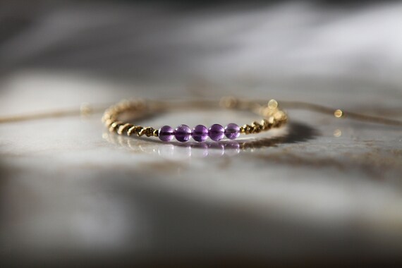 Amethyst anxiety bracelet deals