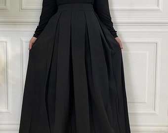 Women's Maxi Long Polyester Skirt | Woman's Skirt | Vintage Skirt | Maxi Skirt | Summer Dress | Winter Dress | Modest Clothing | Wedding |