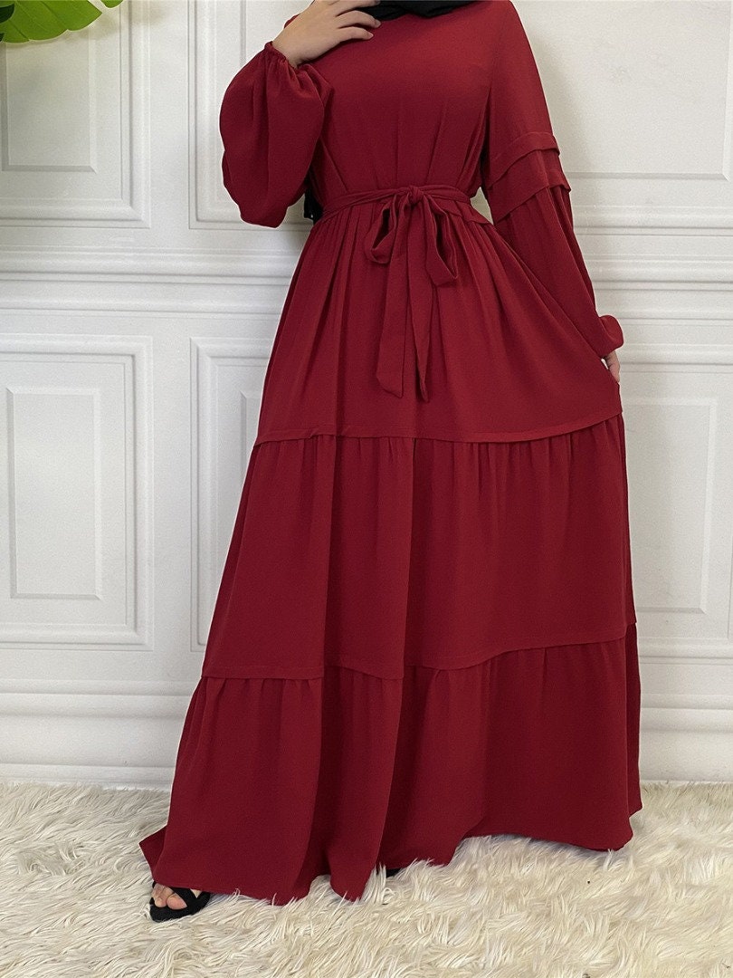 Abaya Maxi Dress for Muslim Woman 