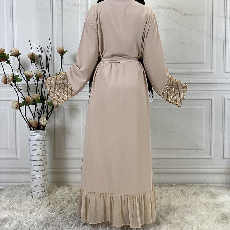 Abaya Maxi Dress for Muslim Woman Nida Material Dubai | Etsy