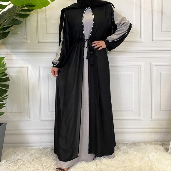 Abaya Maxi Dress for Muslim Woman Premium Chiffon Material | Etsy