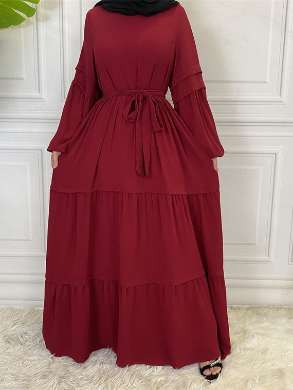 Abaya Maxi Dress for Muslim Woman 