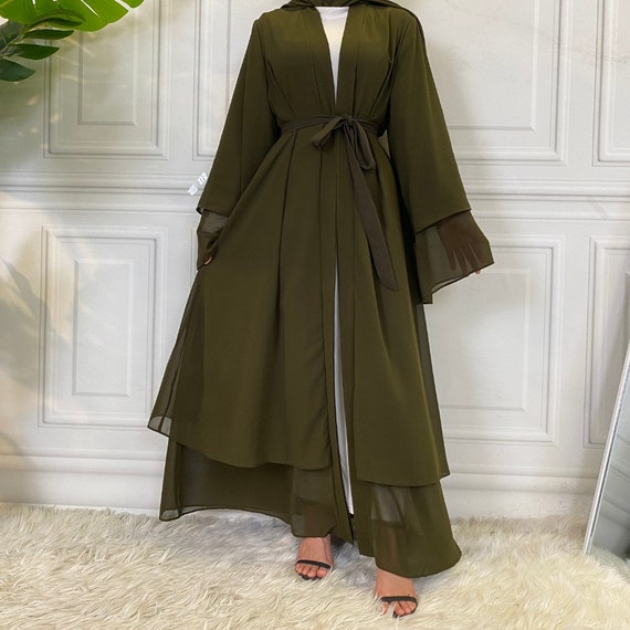 Abaya Maxi Dress for Muslim Woman With 