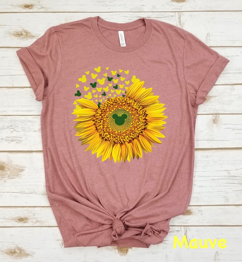 mickey sunflower shirt