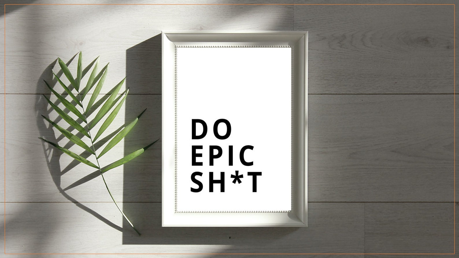 Do Epic Shit Printable Art Inspirational Quote Poster | Etsy