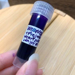 Inktflesetiket | Monsterlabels vulpeninkt (1,5 x 0,625 inch) | Vloeibare flaconetiketten | Vulpenvriendelijk papier | Rechthoekig