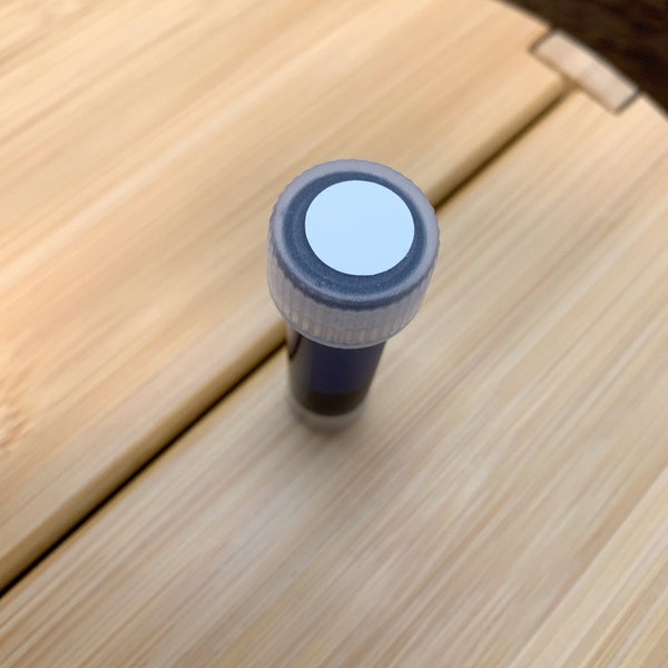 Labels for Ink Sample Bottles | Fountain Pen Ink Friendly Stickers | Ink Swatch Stickers | Circle Labels for Ink Vial Cap | Fountain Pens