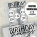 Printable Birthday 150 Saving Cash Stuffing Download Savings - Etsy