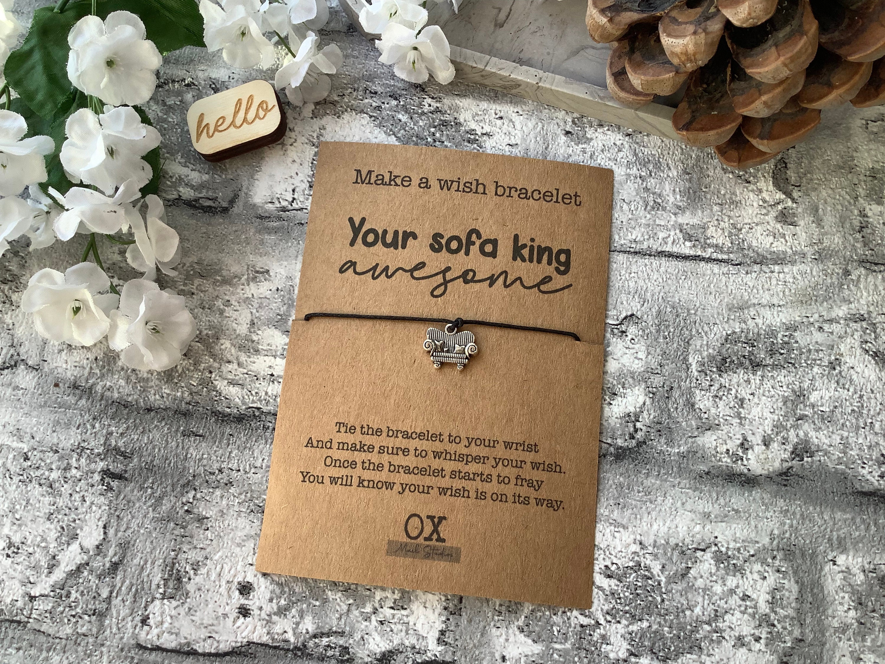 Your Sofa King Awesome Make a Wish Bracelet Good Friend - Etsy Your Sofa King Awesome Make a Wish Bracelet Good Friend - Etsy