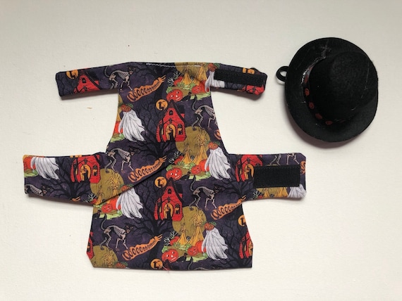 Halloween Hawaiian Shirt and Fedora 