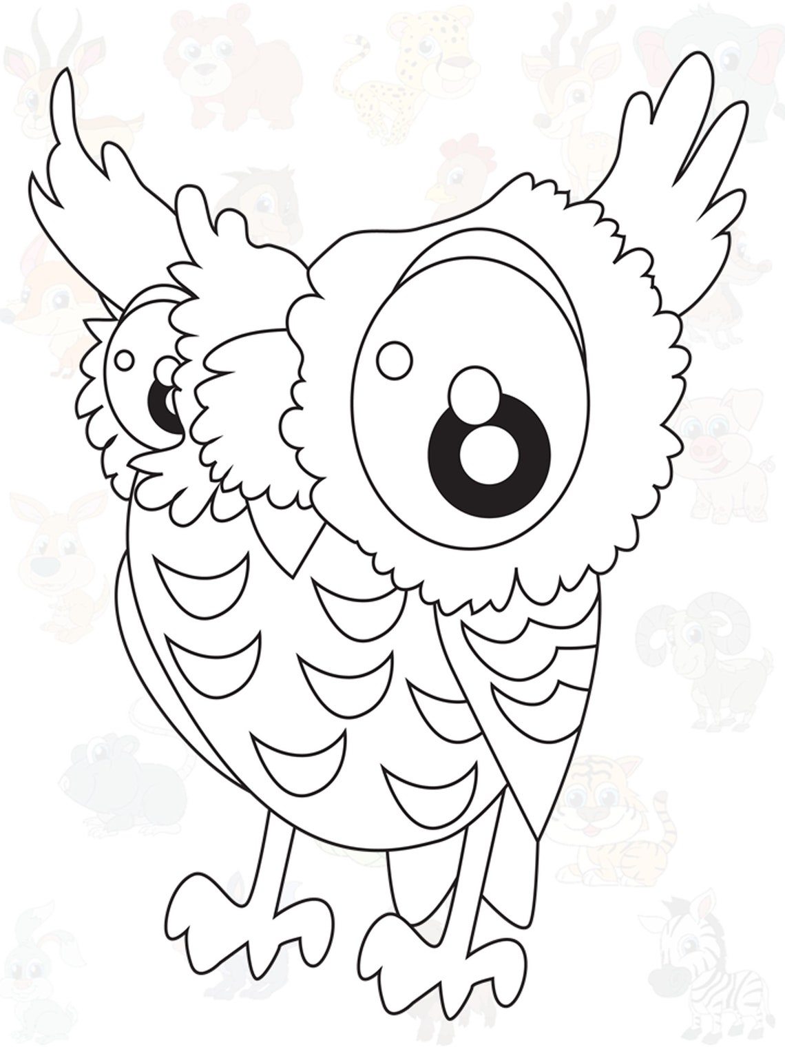 Kids Coloring Book Digital Download Ages 4-8 Animal Coloring - Etsy UK
