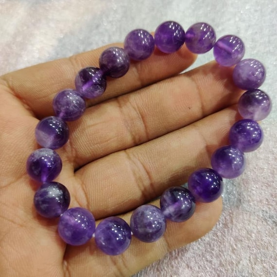 Buy Amethyst Crystal Bracelet By magical crystal agate stones at Amazon.in