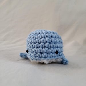 Crochet Whale | Desk Buddy | Keychain | Bag Charm