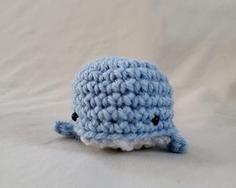 Crochet Whale | Desk Buddy | Keychain | Bag Charm