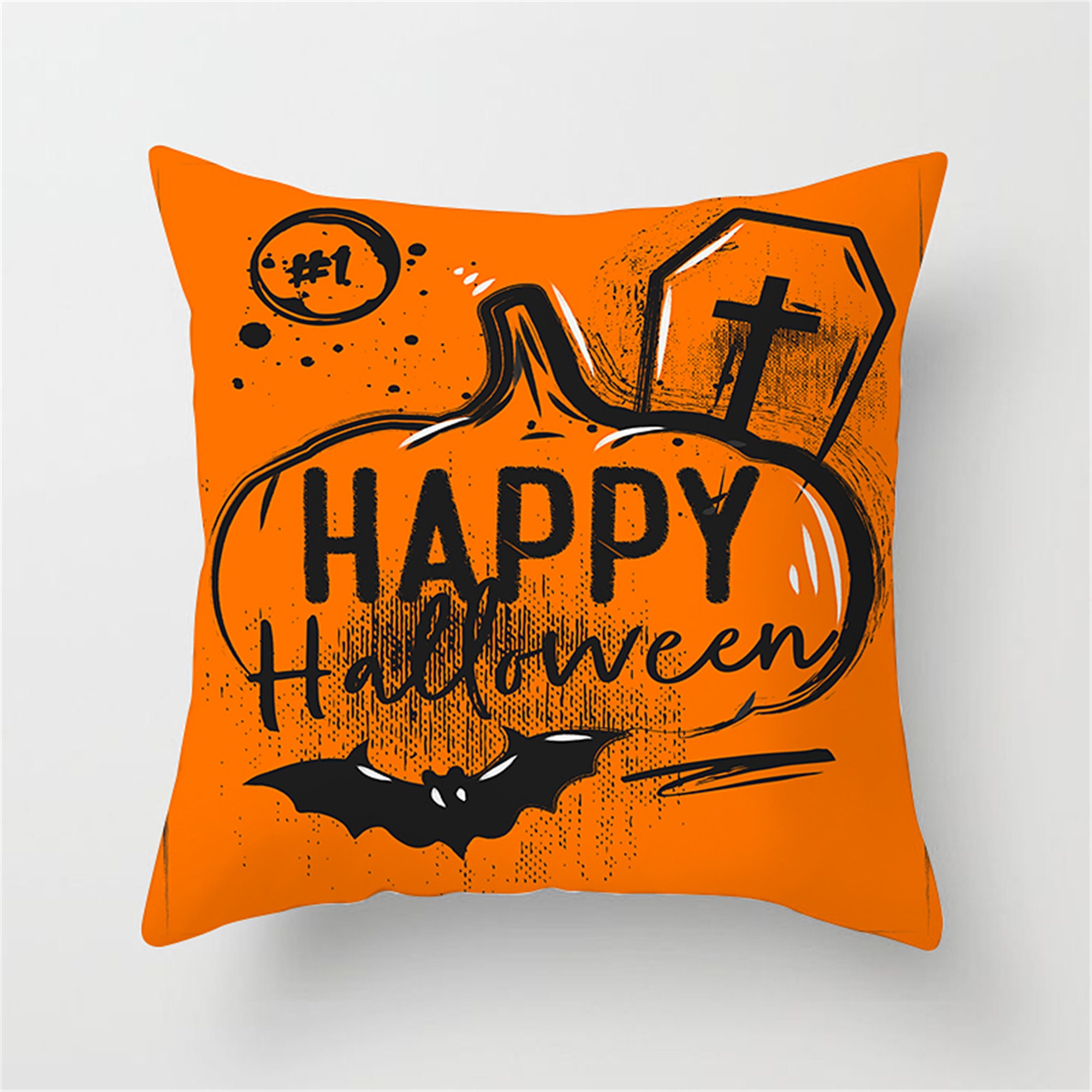 Halloween pillow coverPumpkin Throw pillow caseSquare Etsy
