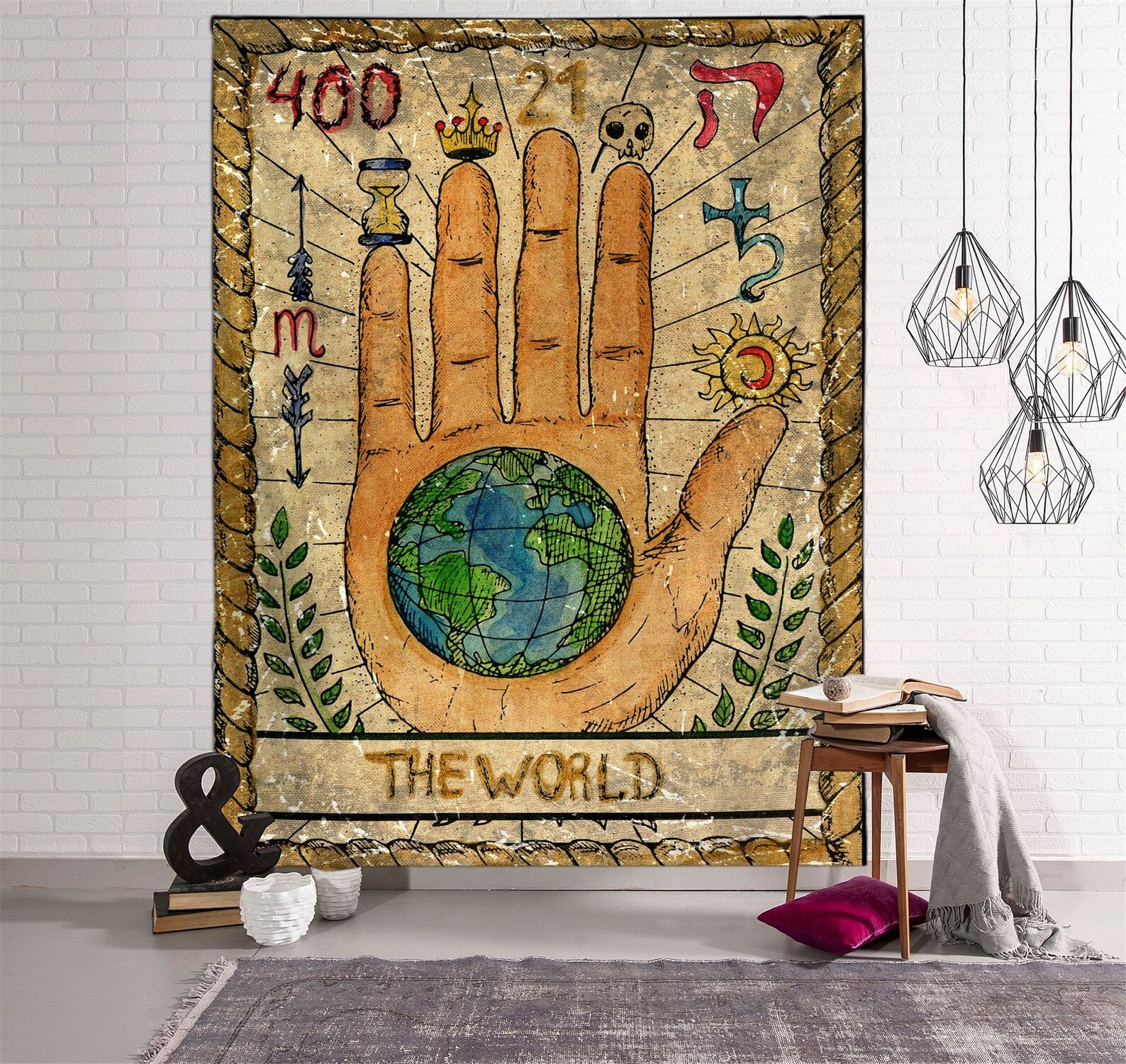 Beauty woman Tapestry Waves Wall hangings tapestryWall Art Etsy