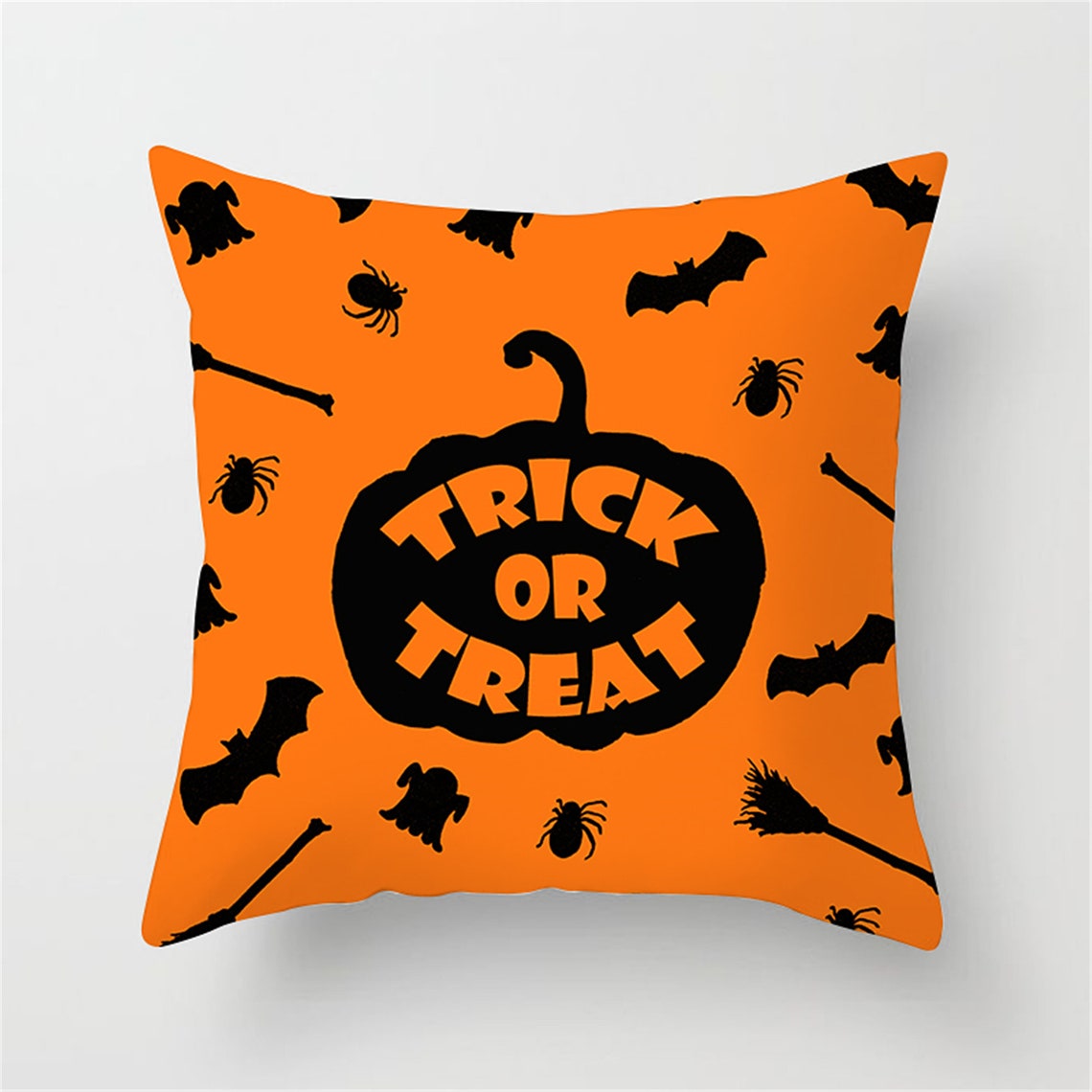 Halloween pillow coverPumpkin Throw pillow caseSquare Etsy