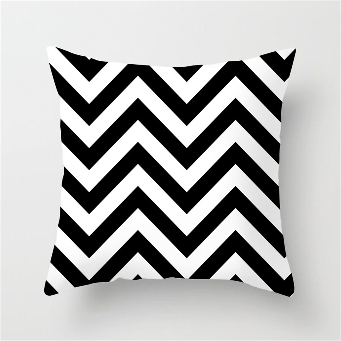 Black/white pillow coverThrow pillow caseHome GiftSquare Etsy