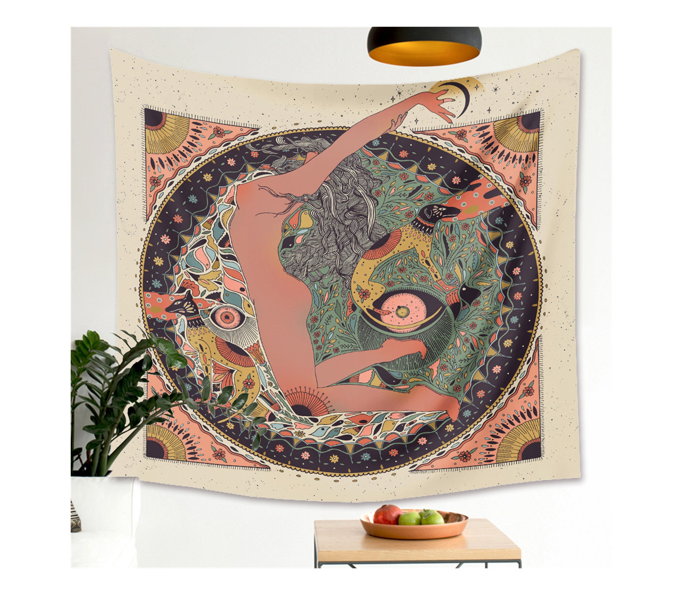 Abstract TapestryWall hangings TapestryWindow Decoration Etsy