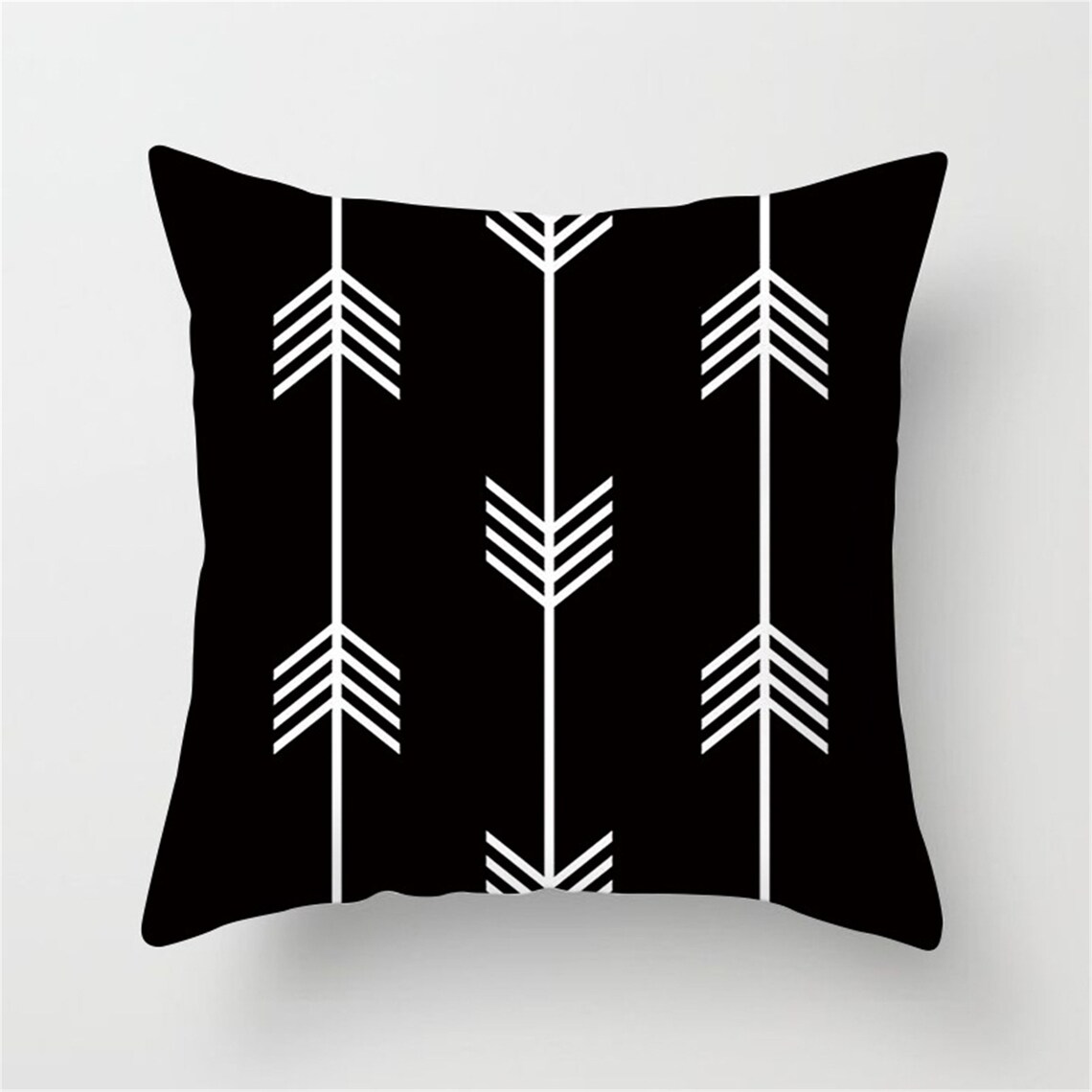 Black/white pillow coverThrow pillow caseHome GiftSquare Etsy