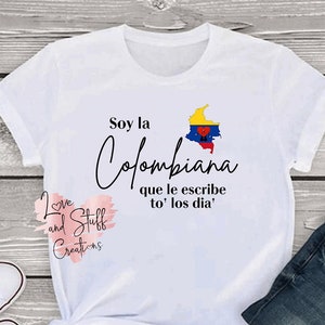Colombiana/ Bad bunny/ Titi me pregunto/ Un verano sin ti/ tshirt/ Bad bunny lyrics/ Soy la Colombiana que le escribe todo los días/ WHT