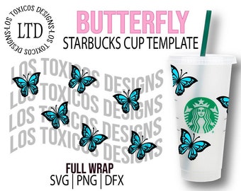 Butterfly Svg Starbucks Cup | Etsy