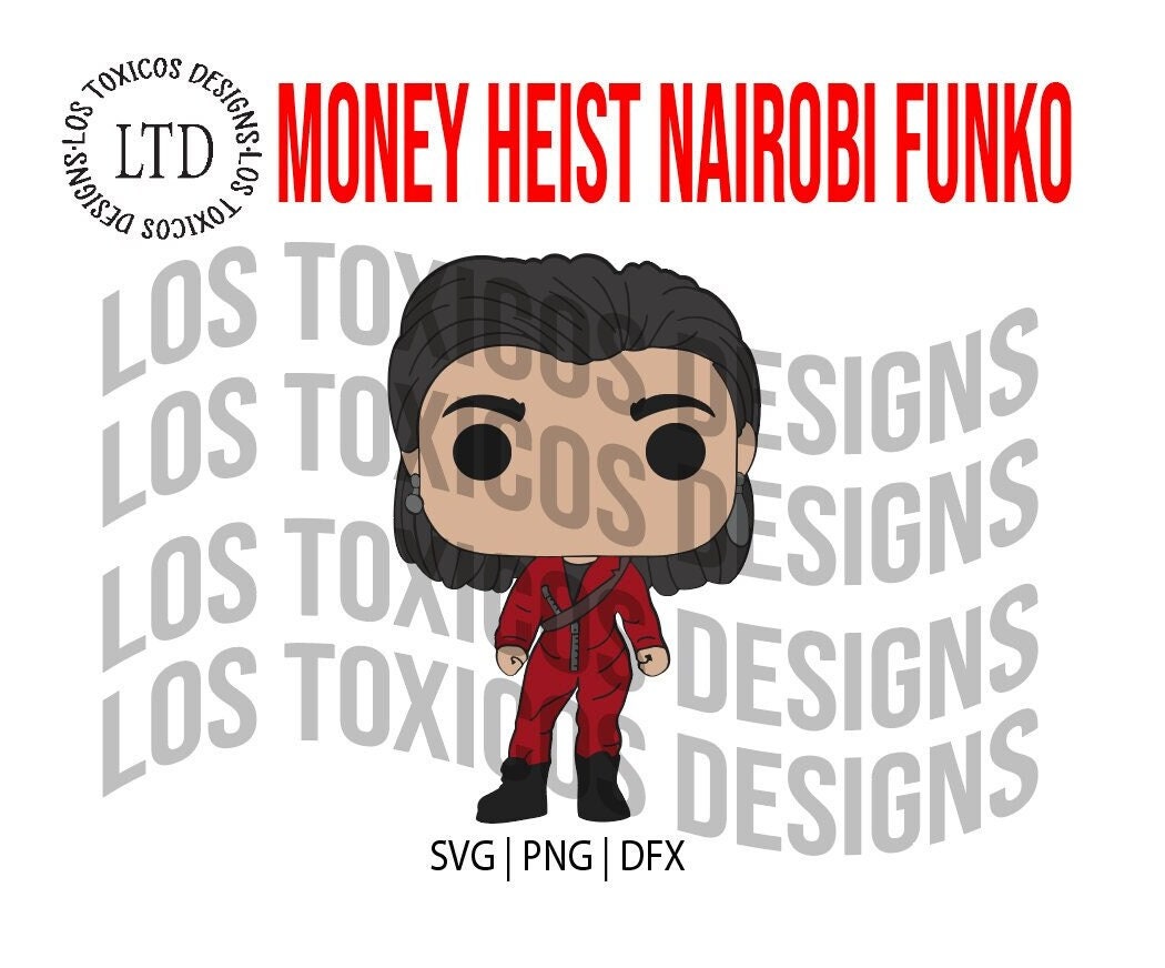 Money Heist Nairobi Funko Pop Vector