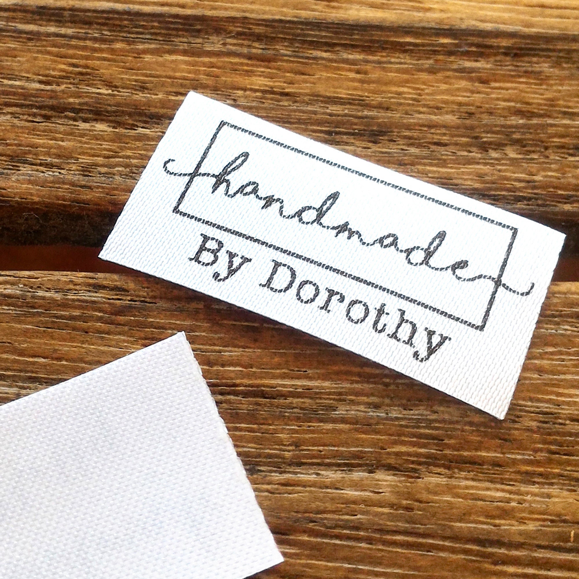 100 1000 Pcs Iron On Labels Custom Clothing Fabric Label Name Etsy
