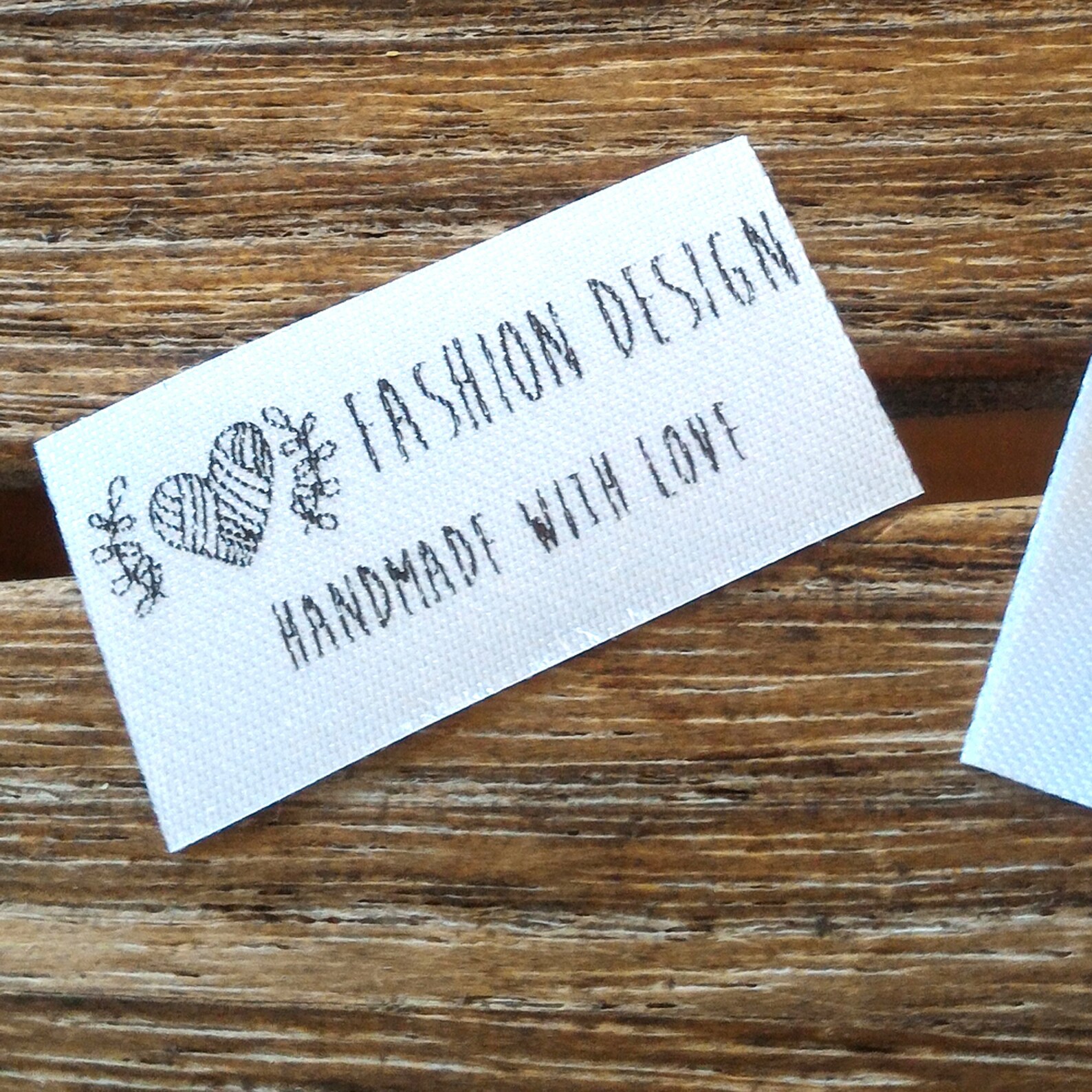 1001000 pcs iron on Labels Custom Clothing Fabric label name Etsy