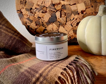 Firewood Soy Candle