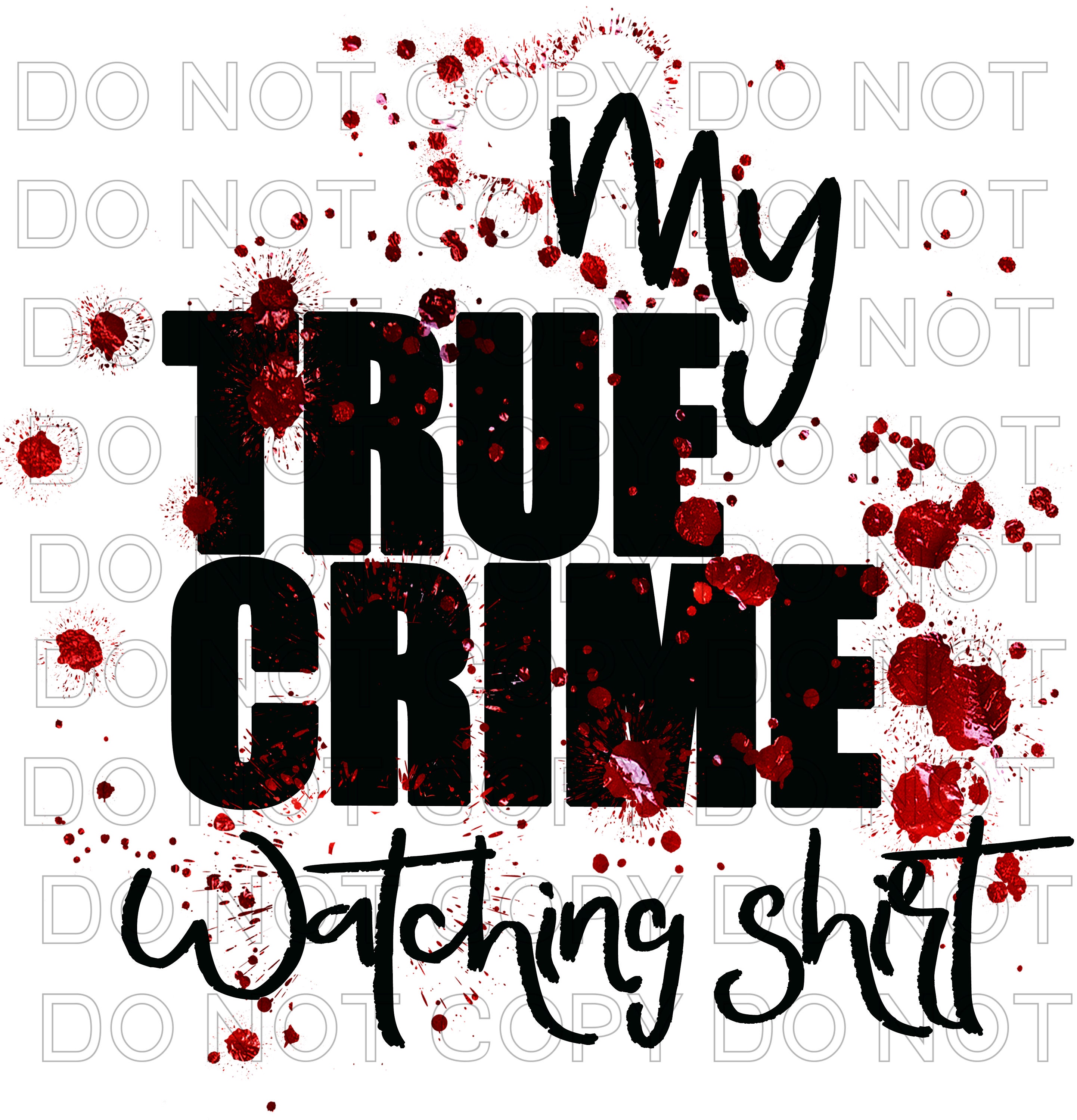 My True Crime Watching Crime Scene PNG Digital Download with | Etsy