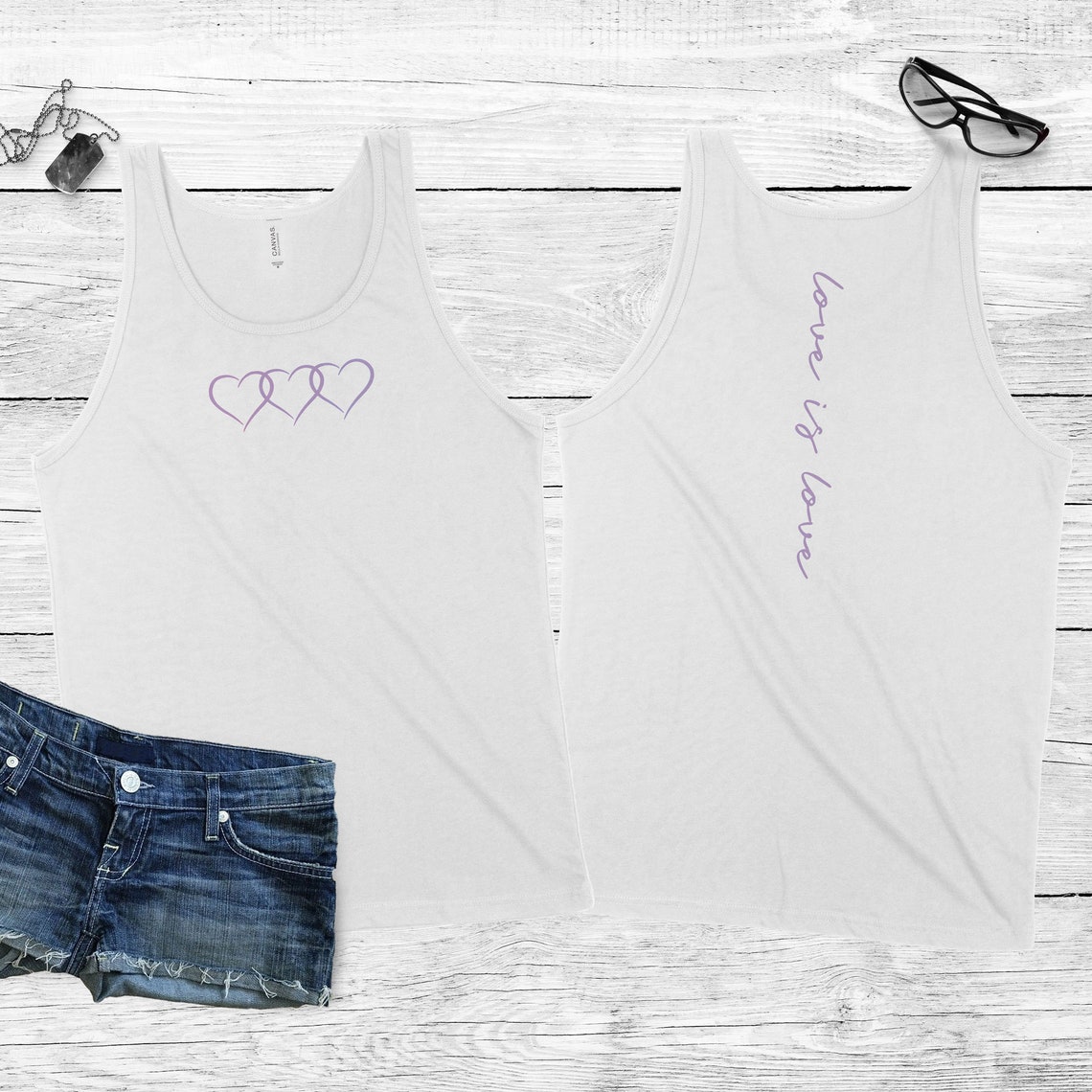Love is Love Tank Love is Love Top Pride Love is Love Tank Etsy